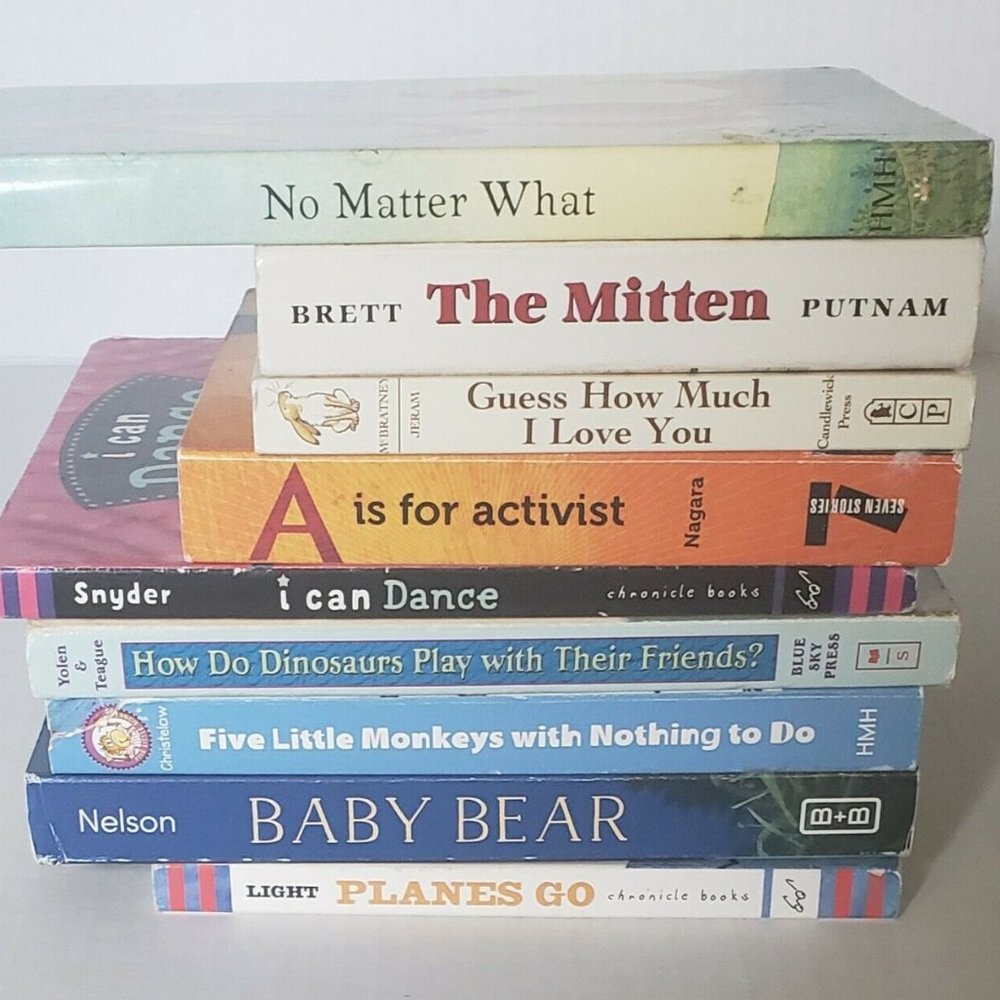 Board Books Lot of 9 Books Toddlers Assorted Used